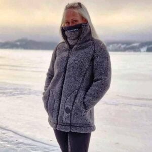 Canelana Frida ulljakke lang damemodell 100% ull
